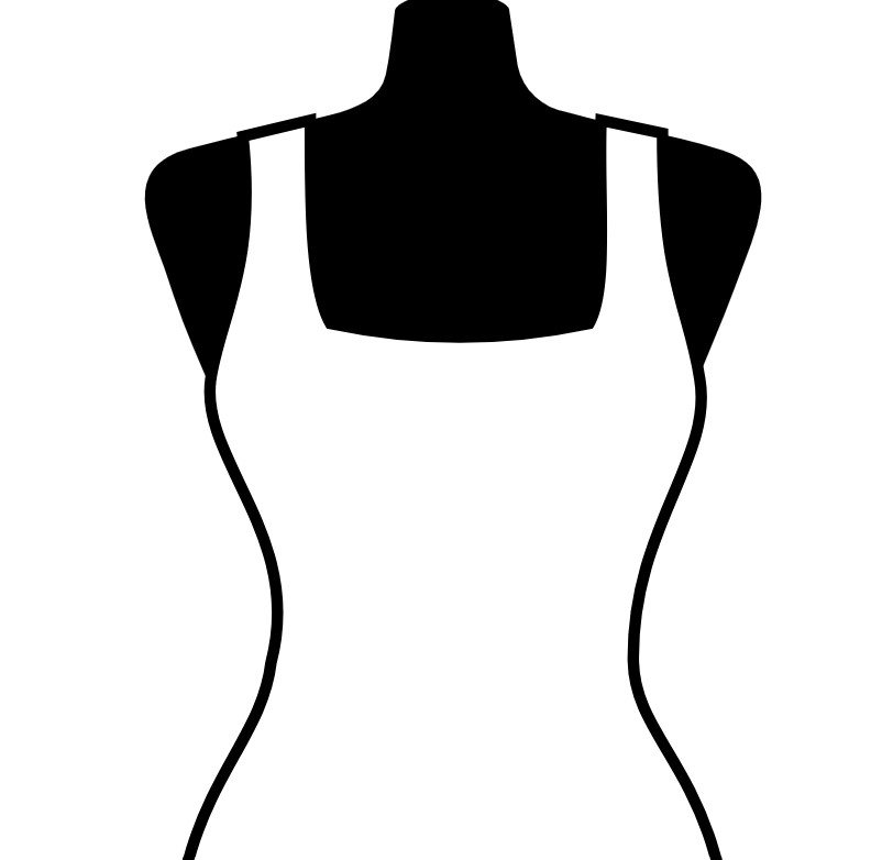 Square back